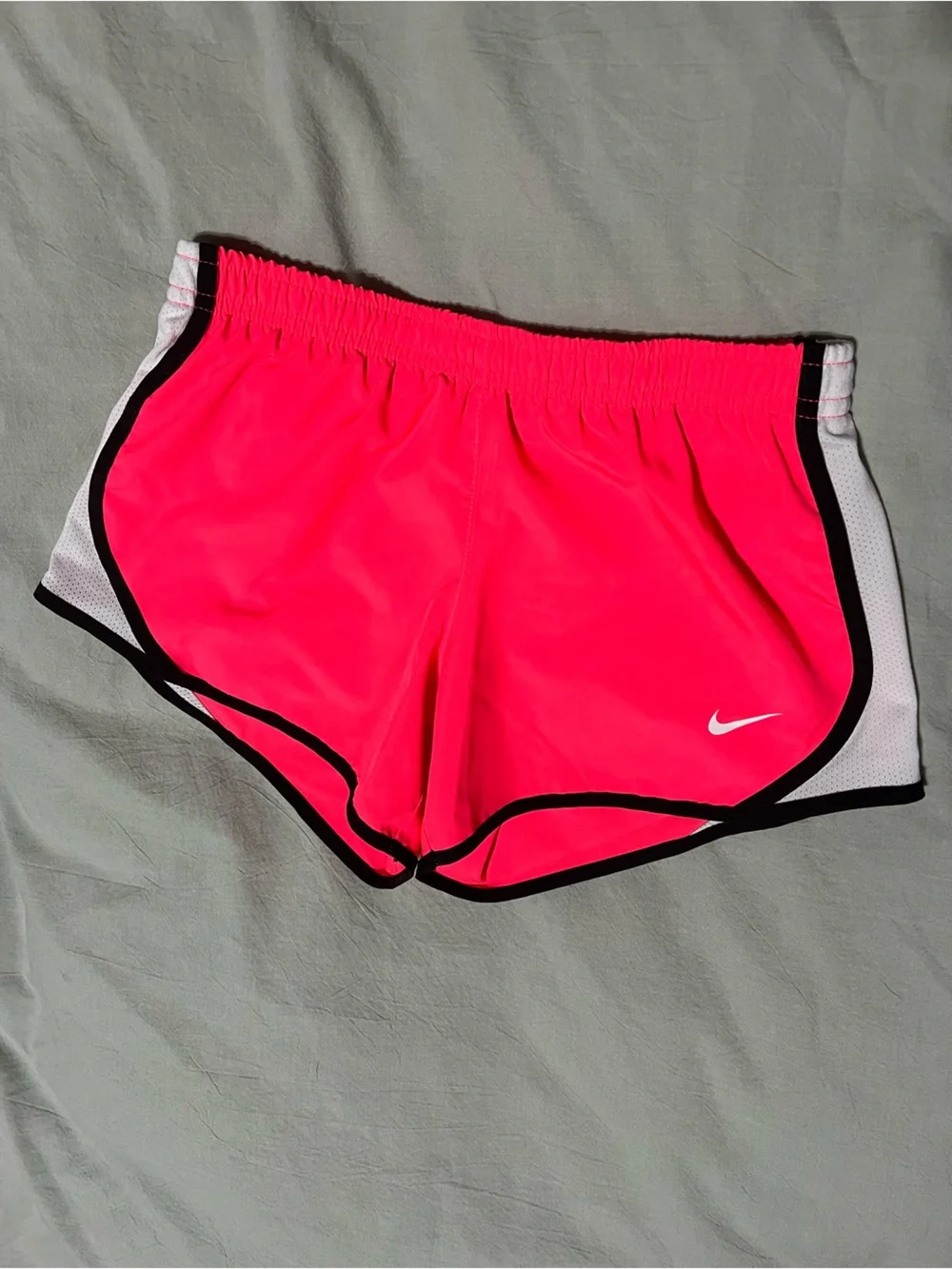 Nike Dri-FIT Kids Girls Neon Pink Athletic Running Shorts S